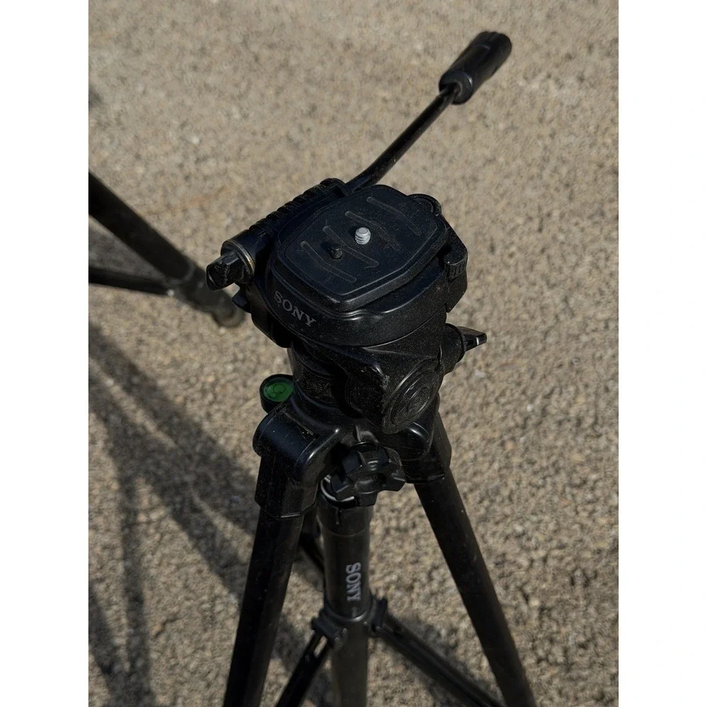 2 Tripods Set – Sony + Unbranded Camera Stands‎ w/ Pan Handle